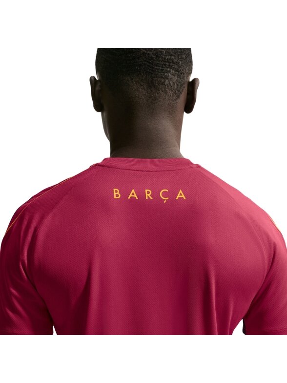Nike FC Barcelona Strike vyriški bordo marškinėliai II2254 621 3