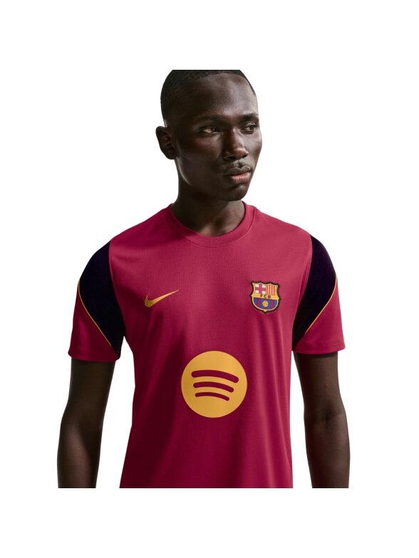 Nike FC Barcelona Strike vyriški bordo marškinėliai II2254 621 4