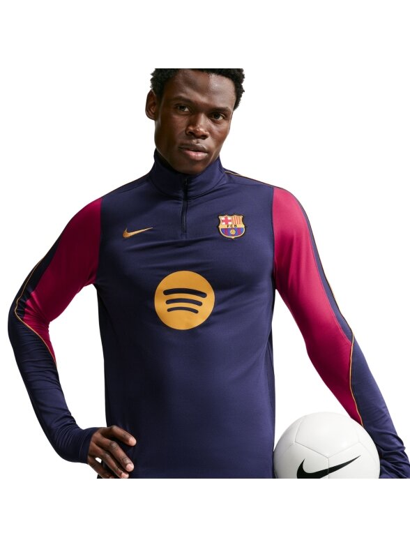 Nike FC Barcelona Strike vyriški marškinėliai tamsiai mėlyni II3253 401 2 Nike FC Barcelona Strike vyriški marškinėliai tamsiai mėlyni II3253 401 2