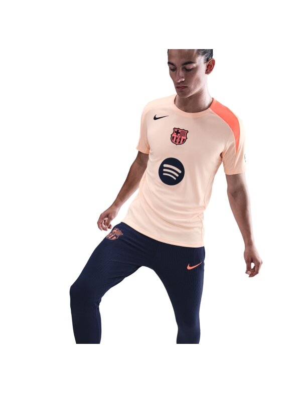 Nike FC Barcelona Strike Third vyriški marškinėliai, oranžiniai HM3344 808 4