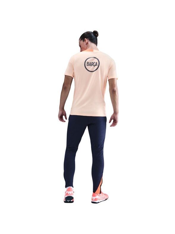 Nike FC Barcelona Strike Third vyriški marškinėliai, oranžiniai HM3344 808 6