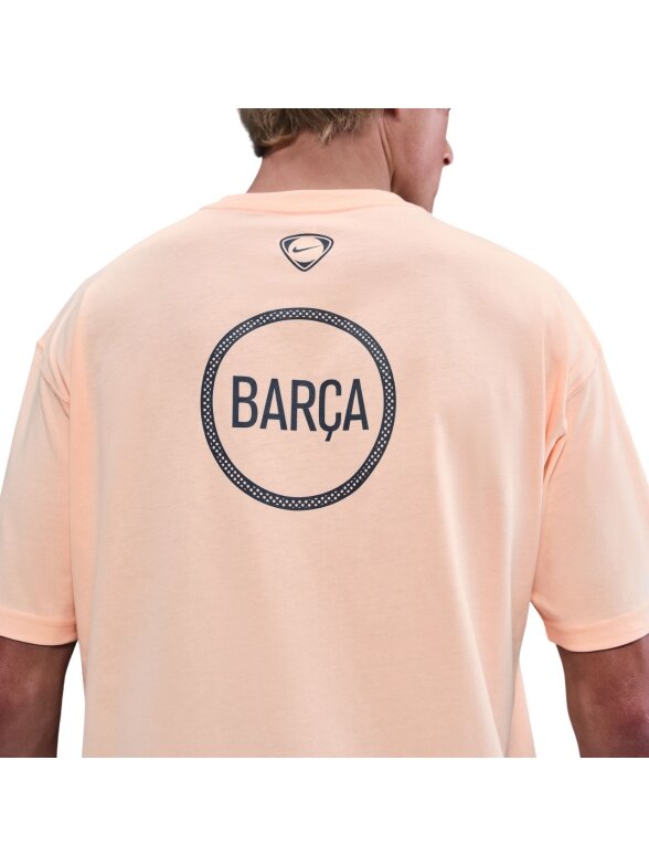 Nike FC Barcelona T90 Remix vyriški marškinėliai, oranžiniai, HQ8388 807 3 Nike FC Barcelona T90 Remix vyriški marškinėliai, oranžiniai, HQ8388 807 3