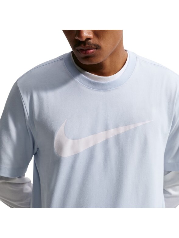 Nike Nsw Tee Icon Swoosh vyriški marškinėliai mėlyni DC5094 408 4 Nike Nsw Tee Icon Swoosh vyriški marškinėliai mėlyni DC5094 408 4