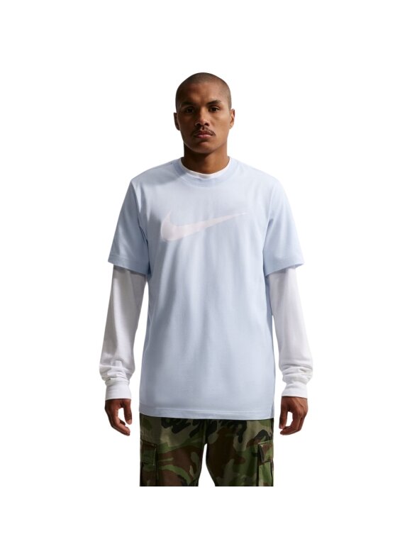 Nike Nsw Tee Icon Swoosh vyriški marškinėliai mėlyni DC5094 408