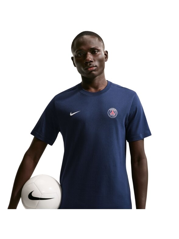 Vyriška marškinėliai Nike PSG Essential tamsiai mėlyni IM1664 410 2 Vyriška marškinėliai Nike PSG Essential tamsiai mėlyni IM1664 410 2