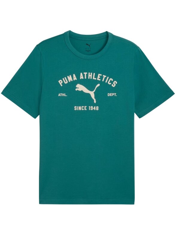 Puma Class Graphic Tee marškinėliai vyrams žali 692226 41 1 Puma Class Graphic Tee marškinėliai vyrams žali 692226 41 1