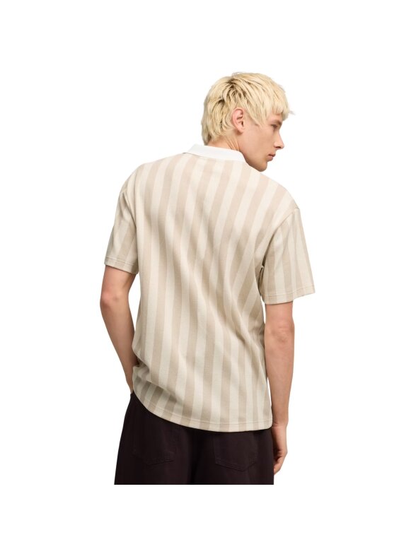 Puma Class Relaxed Pinnacle Polo vyriški marškinėliai smėlio spalvos 692069 87 3