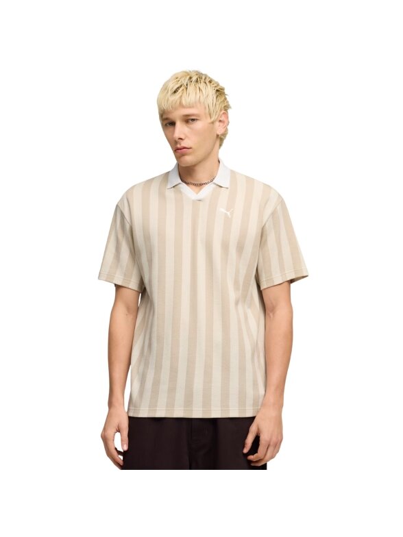 Puma Class Relaxed Pinnacle Polo vyriški marškinėliai smėlio spalvos 692069 87 Puma Class Relaxed Pinnacle Polo vyriški marškinėliai smėlio spalvos 692069 87