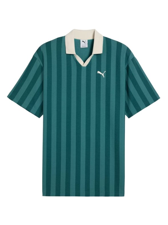 Puma Class Relaxed Pinnacle Polo vyriška polo marškinėliai žali 692069 41 1