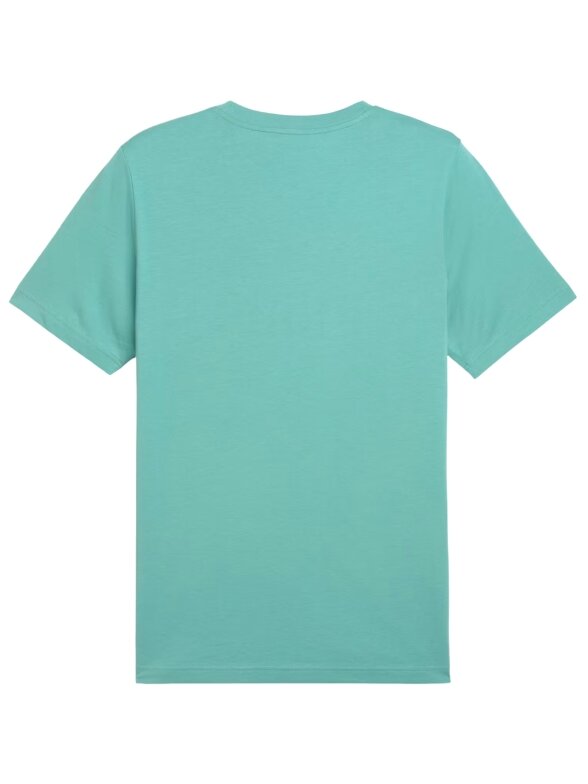 Puma Ess 2 Color No.1 Logo vyriški marškinėliai žalsvi 684708 59 1