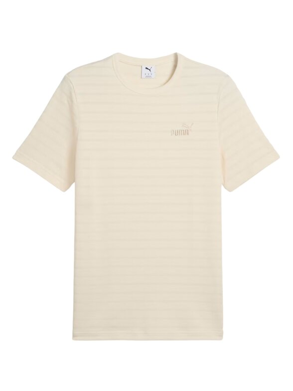 Puma Ess Elevated Structured Tee vyriška marškinėliai smėlio spalvos 684722 99