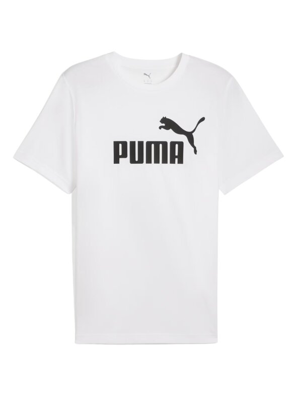 Puma Ess No.1 Logo Tee marškinėliai vyrams balti 682532 02 Puma Ess No.1 Logo Tee marškinėliai vyrams balti 682532 02