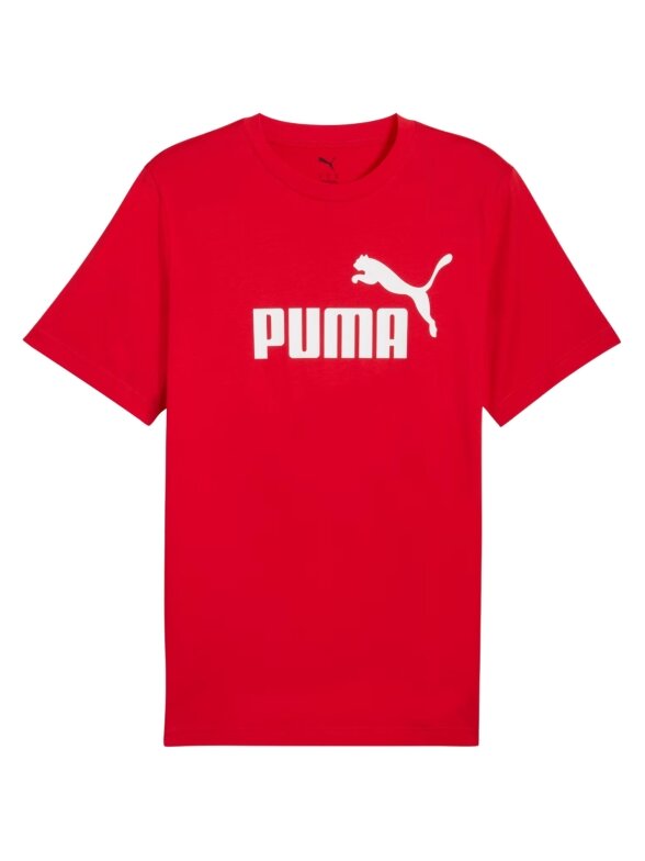 Puma Ess No.1 Logo Tee vyriška marškinėliai raudoni 682532 11 Puma Ess No.1 Logo Tee vyriška marškinėliai raudoni 682532 11