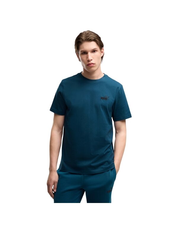 Vyriški marškinėliai Puma ESS Small No.1 Logo Tee turkis 682535 36 Vyriški marškinėliai Puma ESS Small No.1 Logo Tee turkis 682535 36