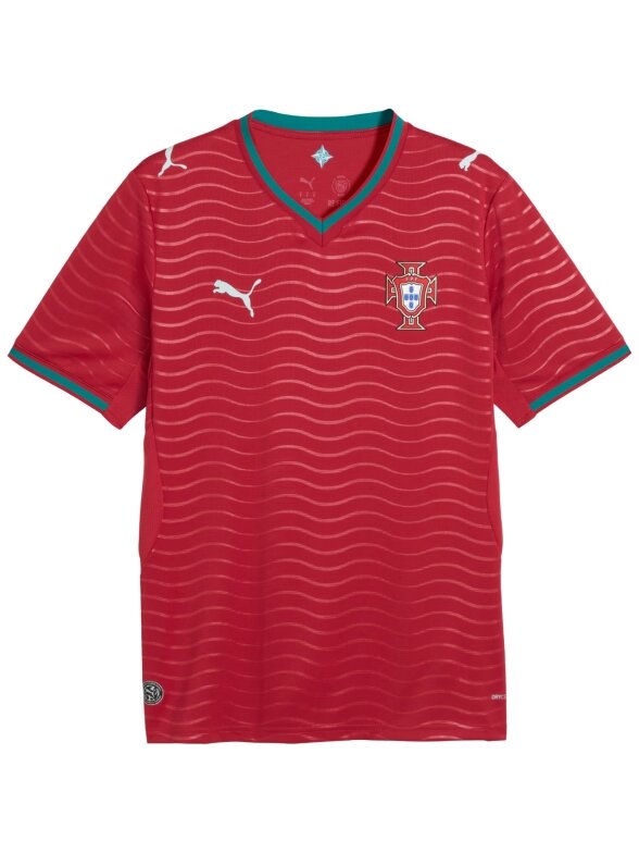 Puma vyriški marškinėliai FPF Portugal Home Jersey Replica Club, raudoni 783278 01 1 Puma vyriški marškinėliai FPF Portugal Home Jersey Replica Club, raudoni 783278 01 1