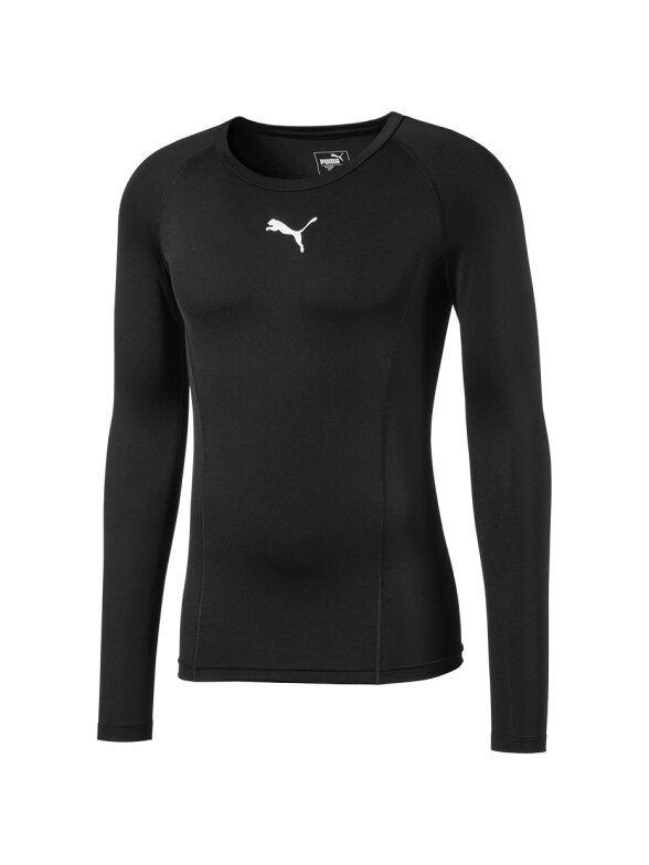 Puma Liga Baselayer Tee LS vyriški marškinėliai juodi 655920 03