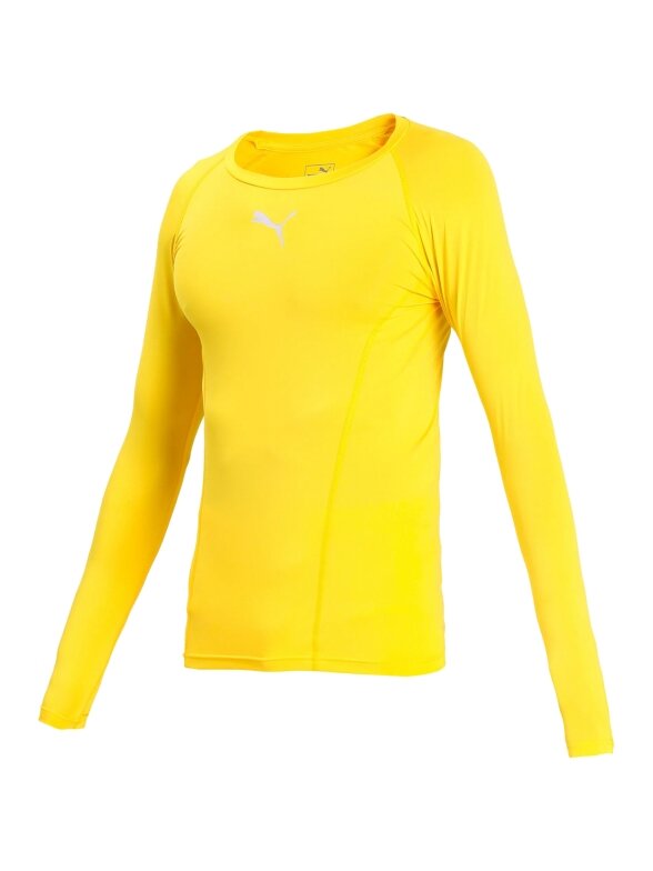 Puma Liga Baselayer Tee LS vyrams geltona 655920 06 1 Puma Liga Baselayer Tee LS vyrams geltona 655920 06 1
