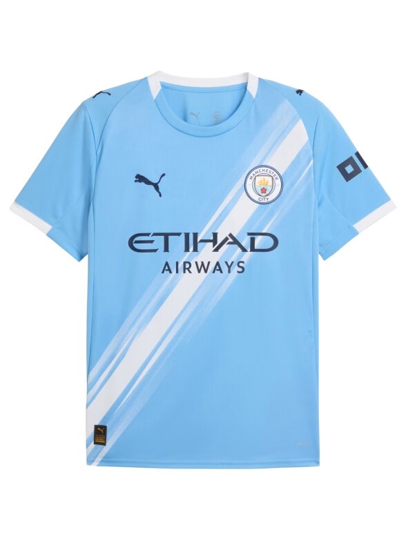 Puma vyriška MCFC Home Jersey Replica marškinėliai šviesiai mėlyni 780338 01 1