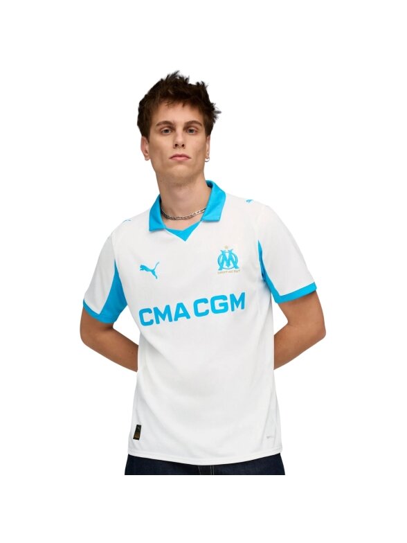 Puma Olympique Marsylia Home Jersey Replica vyriška balta 779801 01