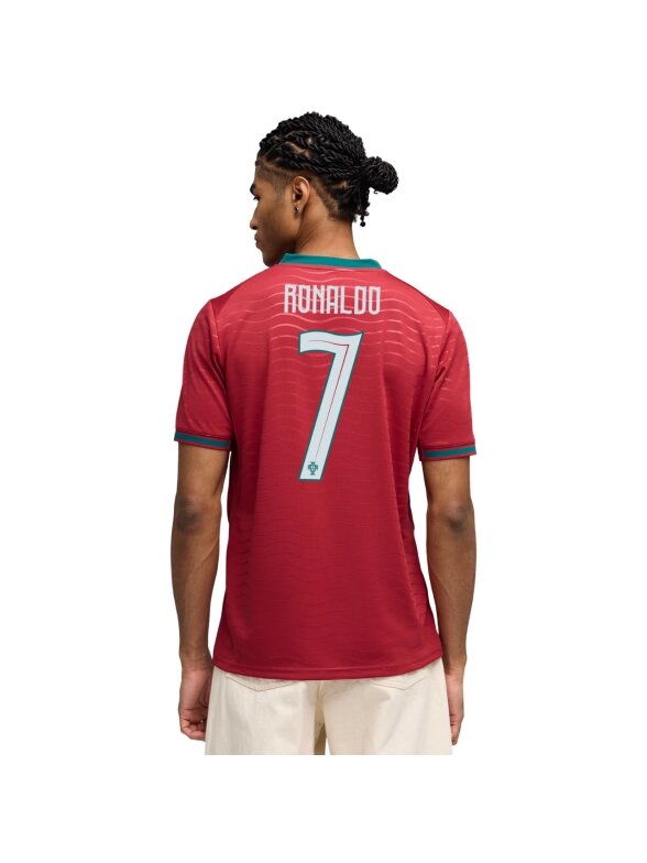 Puma vyriška Portugalija FPF Home Jersey Replica marškinėliai raudoni 788141 77 3