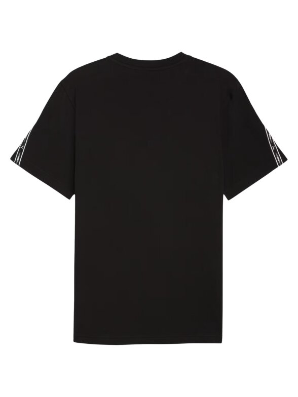 Puma Tape Tee marškinėliai vyrams, juodi 2 Puma Tape Tee marškinėliai vyrams, juodi 2