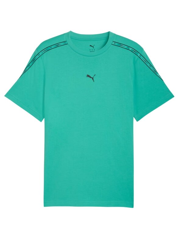 Puma Tape Tee vyriški marškinėliai žali 691693 40