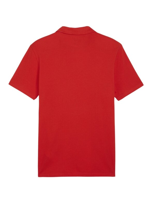 Puma Team Goal Casuals Polo vyriški marškinėliai raudoni 658605 01 1