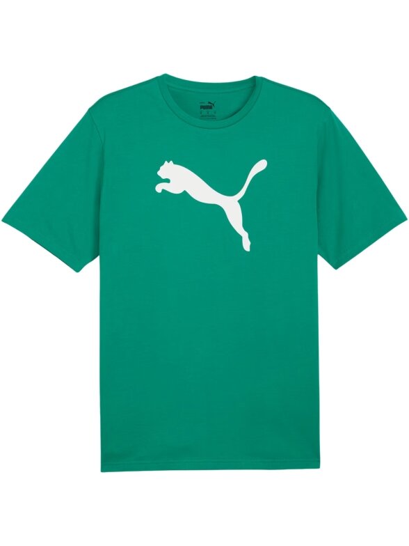 Puma Team Rise Logo Jersey Cotton vyrams žalia 658705 05