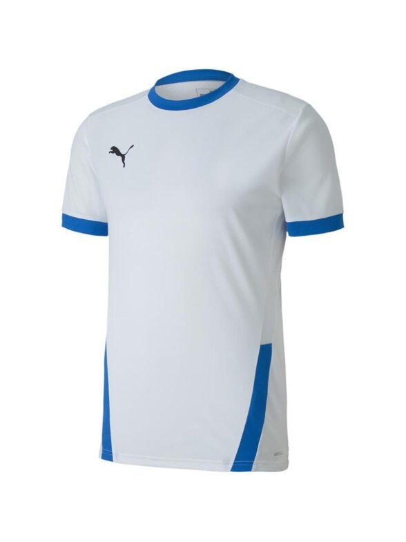 Puma teamGOAL 23 Jersey vyriški marškinėliai balti ir mėlyni 704171 12 1 Puma teamGOAL 23 Jersey vyriški marškinėliai balti ir mėlyni 704171 12 1