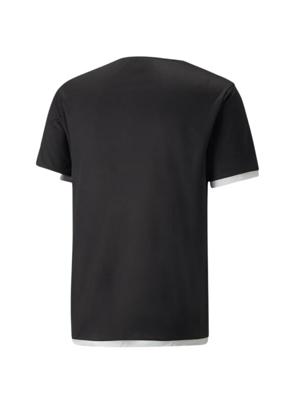 Puma teamLIGA Jersey vyriški marškinėliai juodi 704917 03 1 Puma teamLIGA Jersey vyriški marškinėliai juodi 704917 03 1