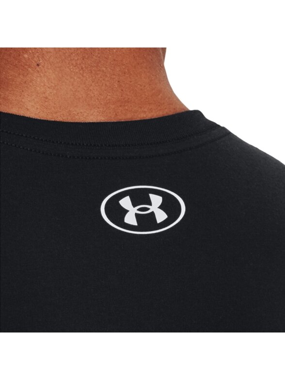 Under Armour Camo Chest Stripe Vyriški marškinėliai SS juodi 1376830 001 4
