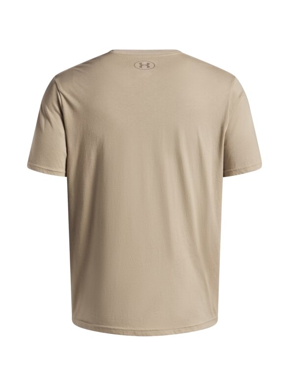 Under Armour Sportstyle LC SS vyriška marškinėliai smėlio spalvos 1326799 302 2