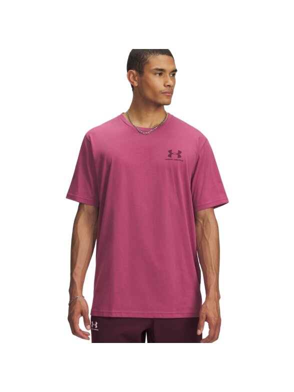 Under Armour Sportstyle LC SS vyriška rožinė marškinėliai 1326799 659 Under Armour Sportstyle LC SS vyriška rožinė marškinėliai 1326799 659