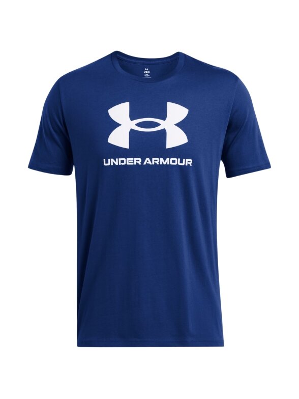 Under Armour Sportstyle Logo marškiniai vyrams tamsiai mėlyni 1