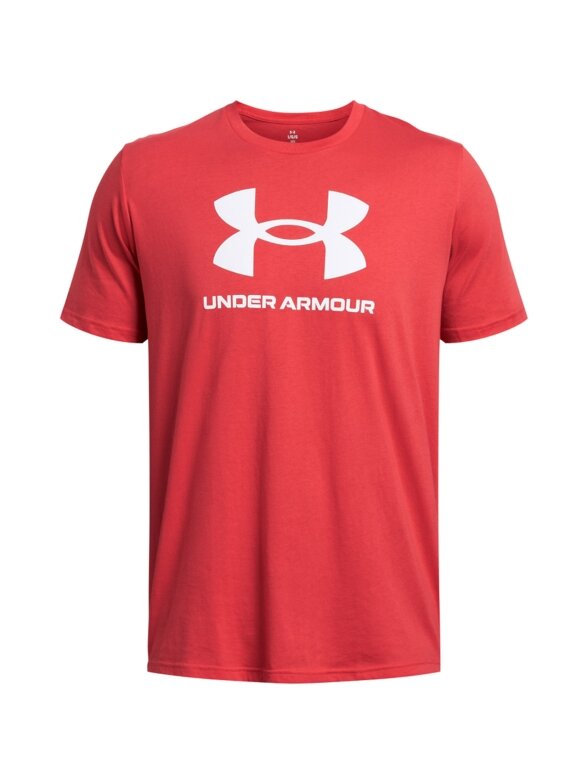 Under Armour Sportstyle Logo vyriški marškinėliai raudoni 1382911 814 Under Armour Sportstyle Logo vyriški marškinėliai raudoni 1382911 814