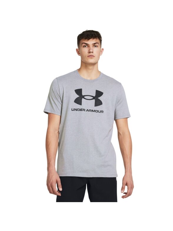 Under Armour Sportstyle Logo vyriški marškinėliai, pilki 1382911 035 2