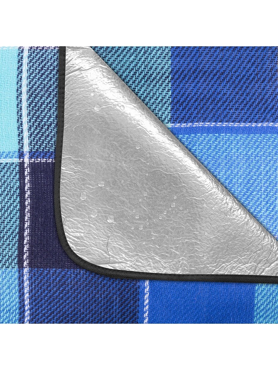 Spokey Picnic Flannel pikniko antklodė, mėlyna, 150x180 cm 839636 2