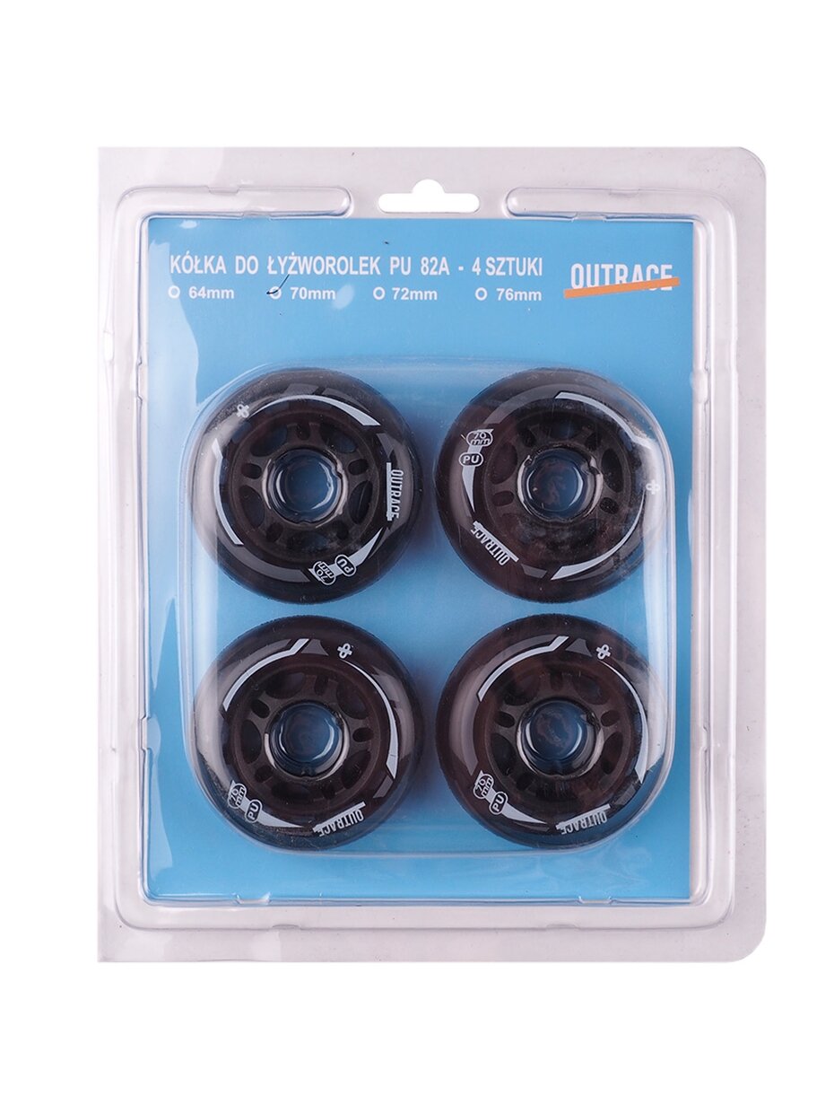Outrace 70 mm inline pačiūžos ratai Outrace 70 mm inline pačiūžos ratai