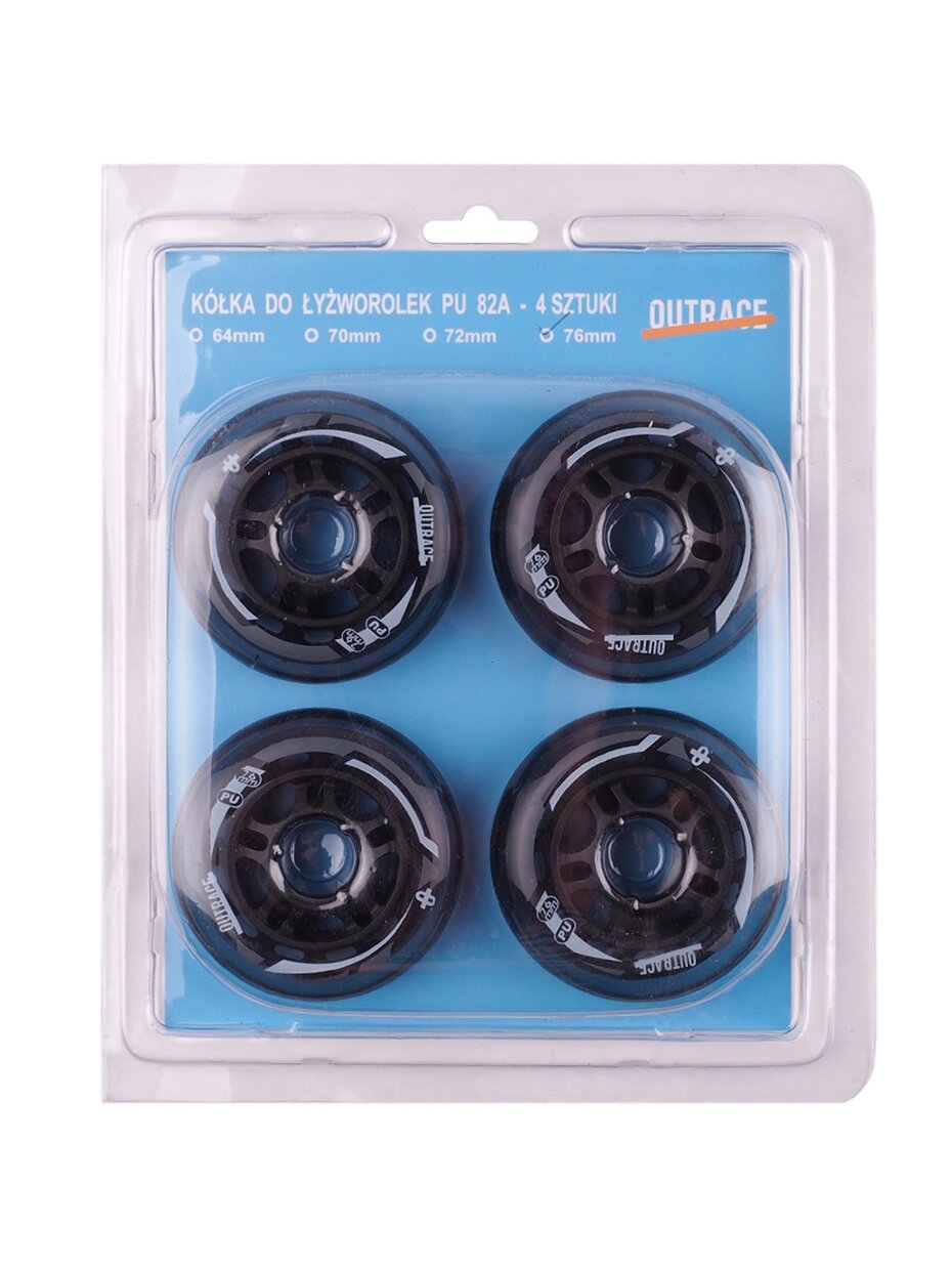 Outrace 76 mm inline pačiūžos ratai Outrace 76 mm inline pačiūžos ratai