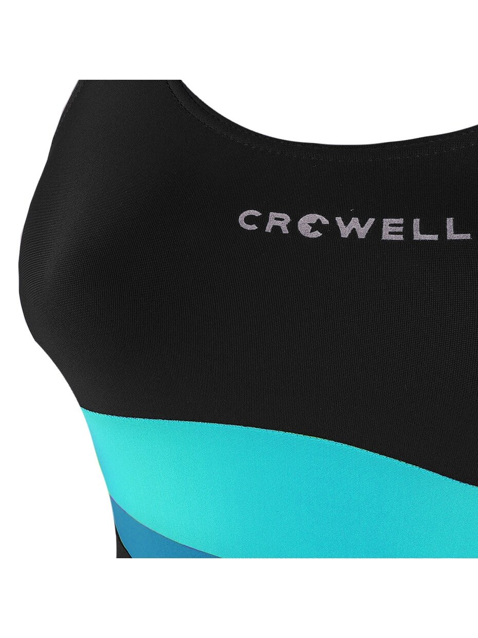 Crowell Katie moteriškas maudymosi kostiumėlis, 01 str., juoda-mėlyna-mėlyna 2 Crowell Katie moteriškas maudymosi kostiumėlis, 01 str., juoda-mėlyna-mėlyna 2