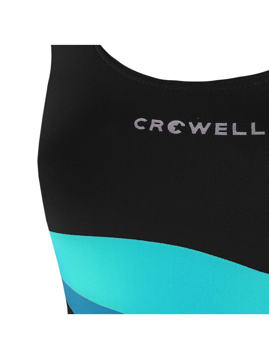 Crowell Swan maudymosi kostiumėlis mergaitėms, col.01, juoda-mėlyna-mėlyna 2 Crowell Swan maudymosi kostiumėlis mergaitėms, col.01, juoda-mėlyna-mėlyna 2