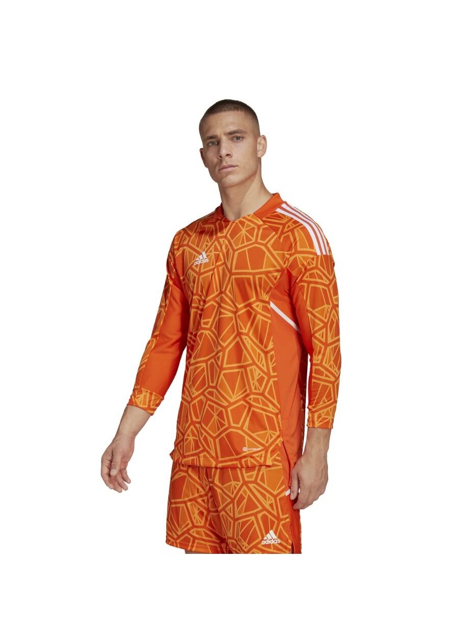 Adidas Condivo 22 Golakeeper vyriški vartininko marškiniai ilgomis rankovėmis, oranžiniai HB1617 2
