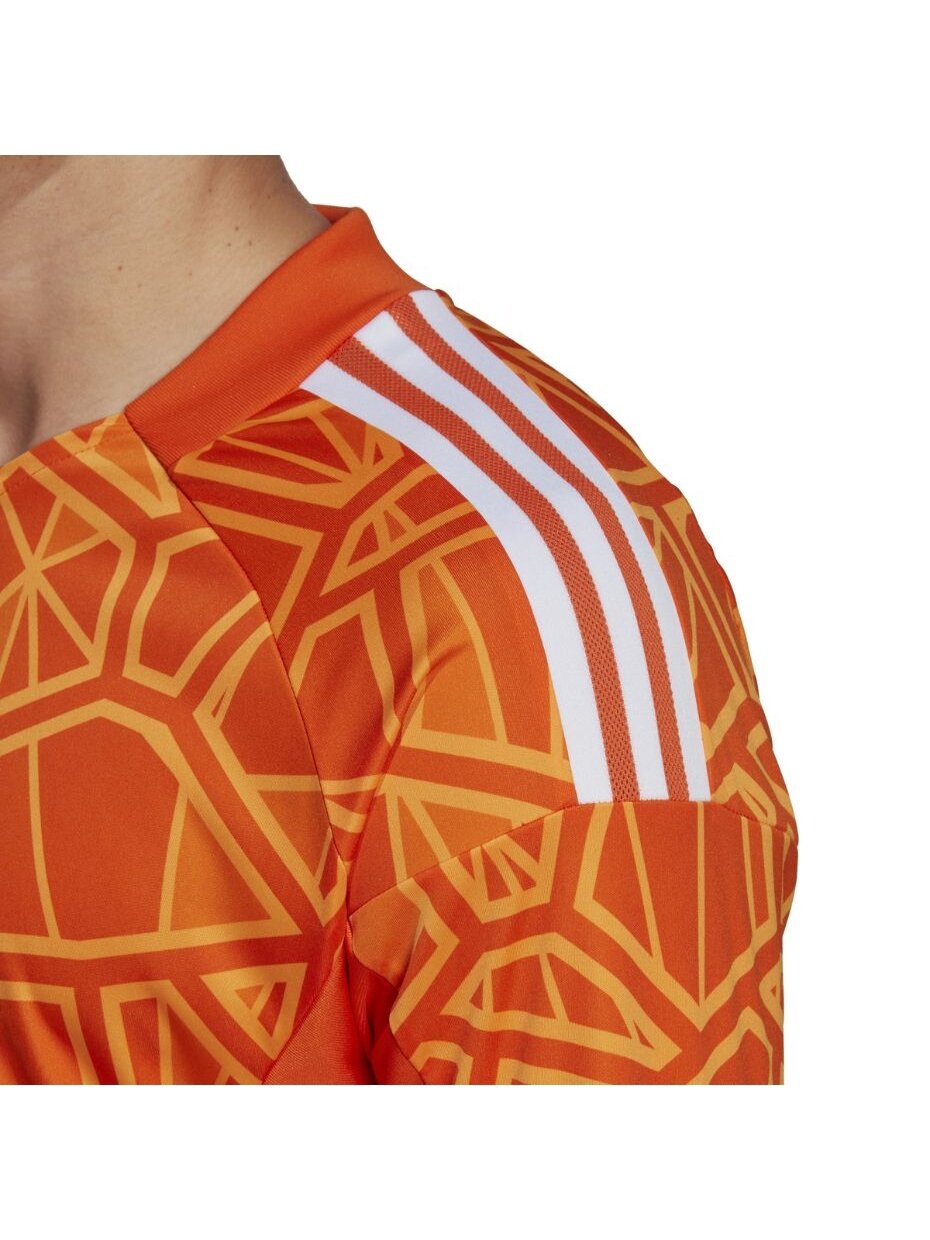 Adidas Condivo 22 Golakeeper vyriški vartininko marškiniai ilgomis rankovėmis, oranžiniai HB1617 5