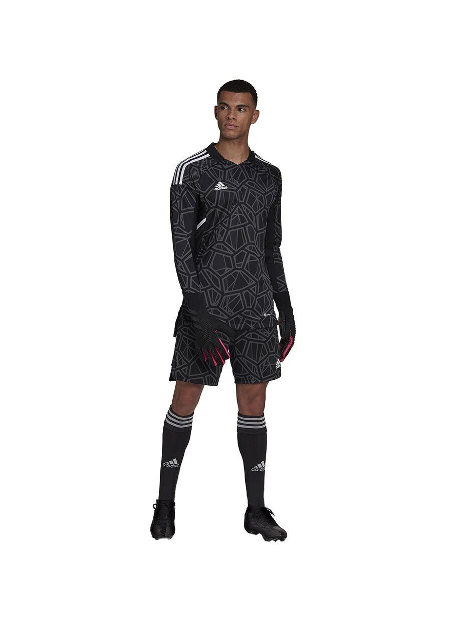 Adidas Condivo 22 Jersey ilgomis rankovėmis vyriški vartininko marškiniai, juodi HB1615 3 Adidas Condivo 22 Jersey ilgomis rankovėmis vyriški vartininko marškiniai, juodi HB1615 3