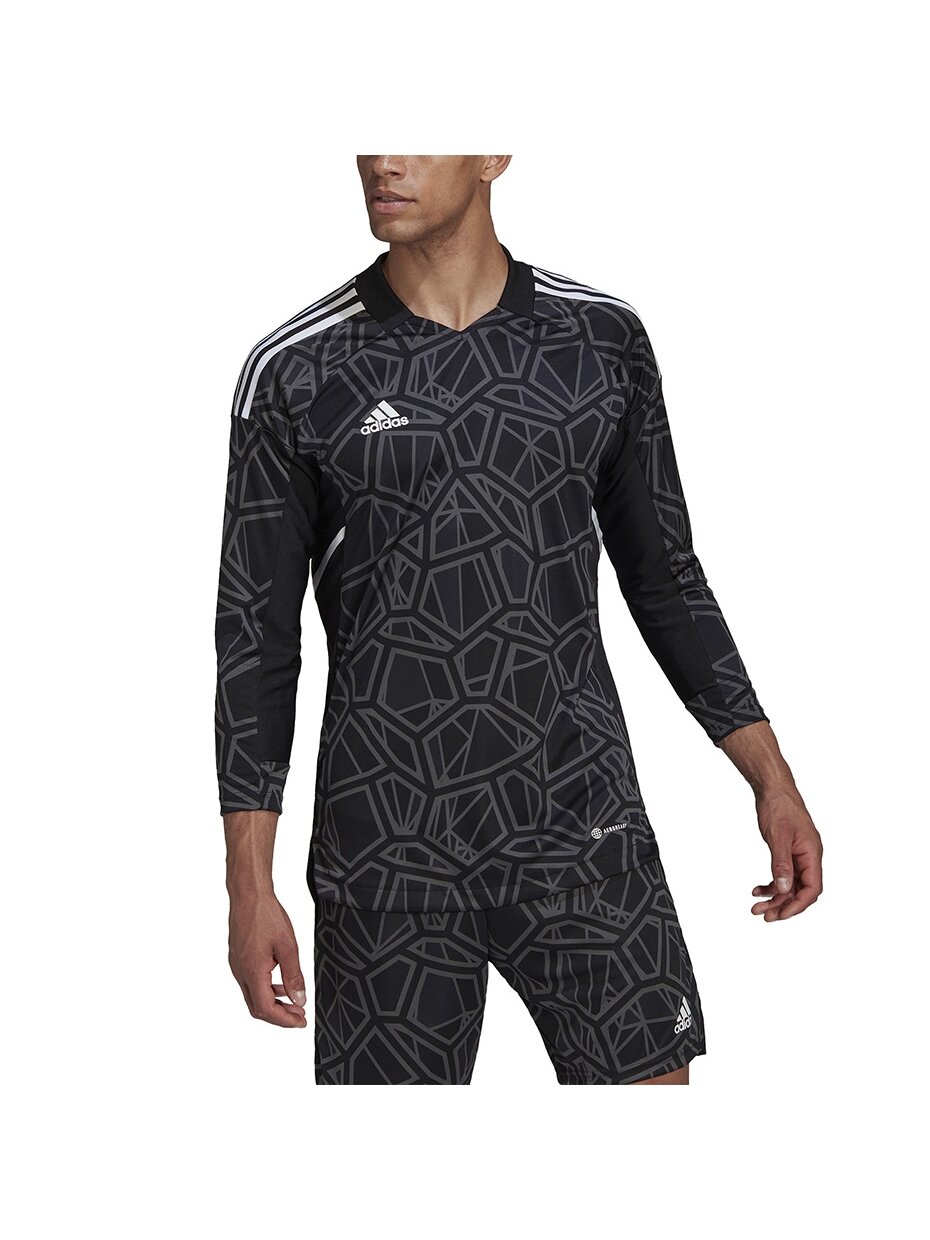 Adidas Condivo 22 Jersey ilgomis rankovėmis vyriški vartininko marškiniai, juodi HB1615 5 Adidas Condivo 22 Jersey ilgomis rankovėmis vyriški vartininko marškiniai, juodi HB1615 5