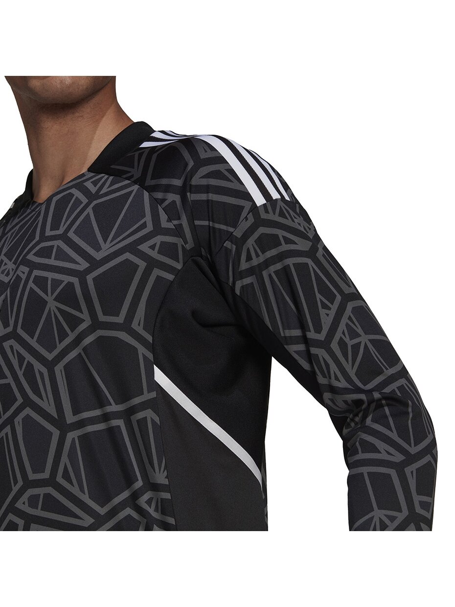 Adidas Condivo 22 Jersey ilgomis rankovėmis vyriški vartininko marškiniai, juodi HB1615 6 Adidas Condivo 22 Jersey ilgomis rankovėmis vyriški vartininko marškiniai, juodi HB1615 6