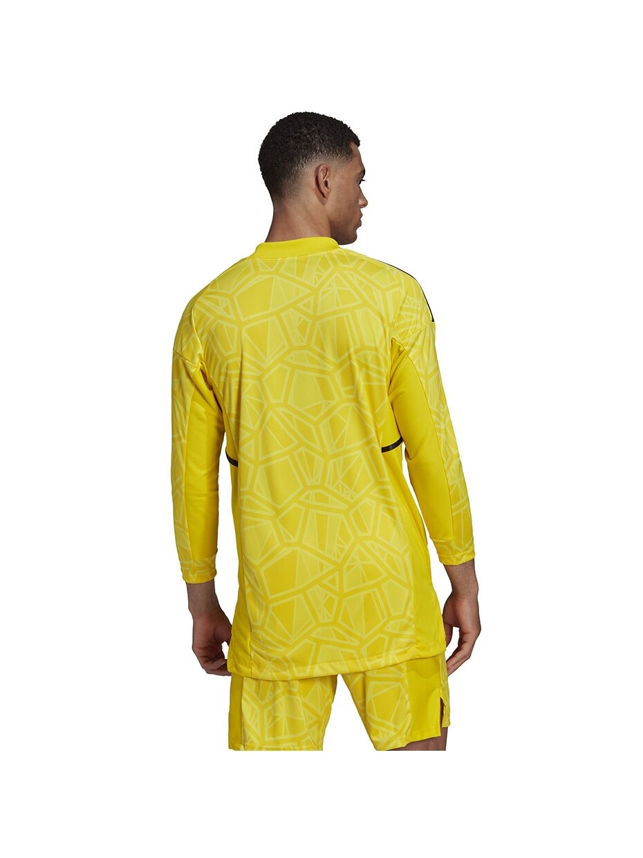 Adidas Condivo 22 Jersey ilgomis rankovėmis vyriški vartininko marškiniai, geltoni HF0137 4 Adidas Condivo 22 Jersey ilgomis rankovėmis vyriški vartininko marškiniai, geltoni HF0137 4