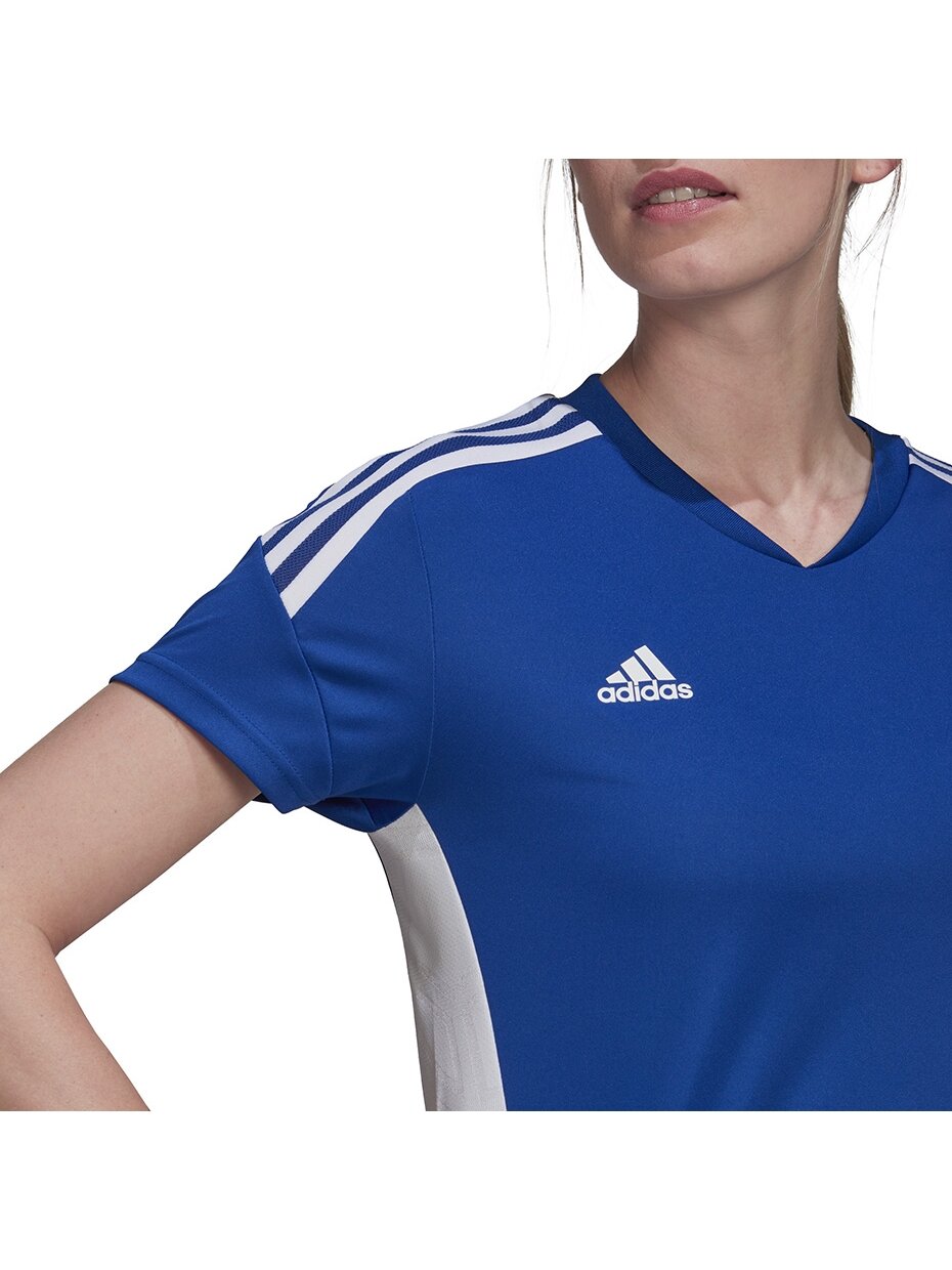 Moteriški marškinėliai adidas Condivo 22 Jersey mėlyni HD4724 5 Moteriški marškinėliai adidas Condivo 22 Jersey mėlyni HD4724 5