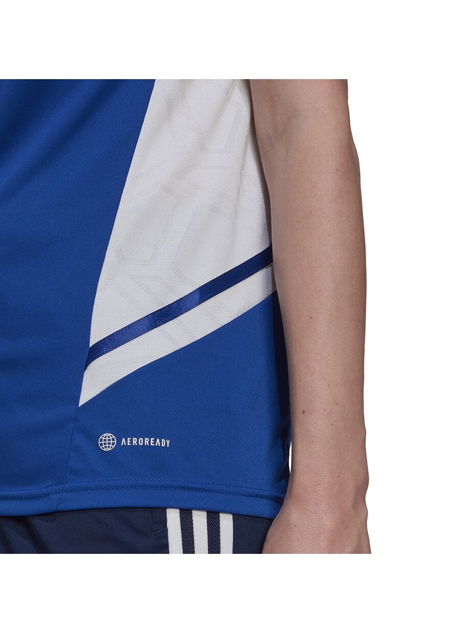Moteriški marškinėliai adidas Condivo 22 Jersey mėlyni HD4724 4 Moteriški marškinėliai adidas Condivo 22 Jersey mėlyni HD4724 4