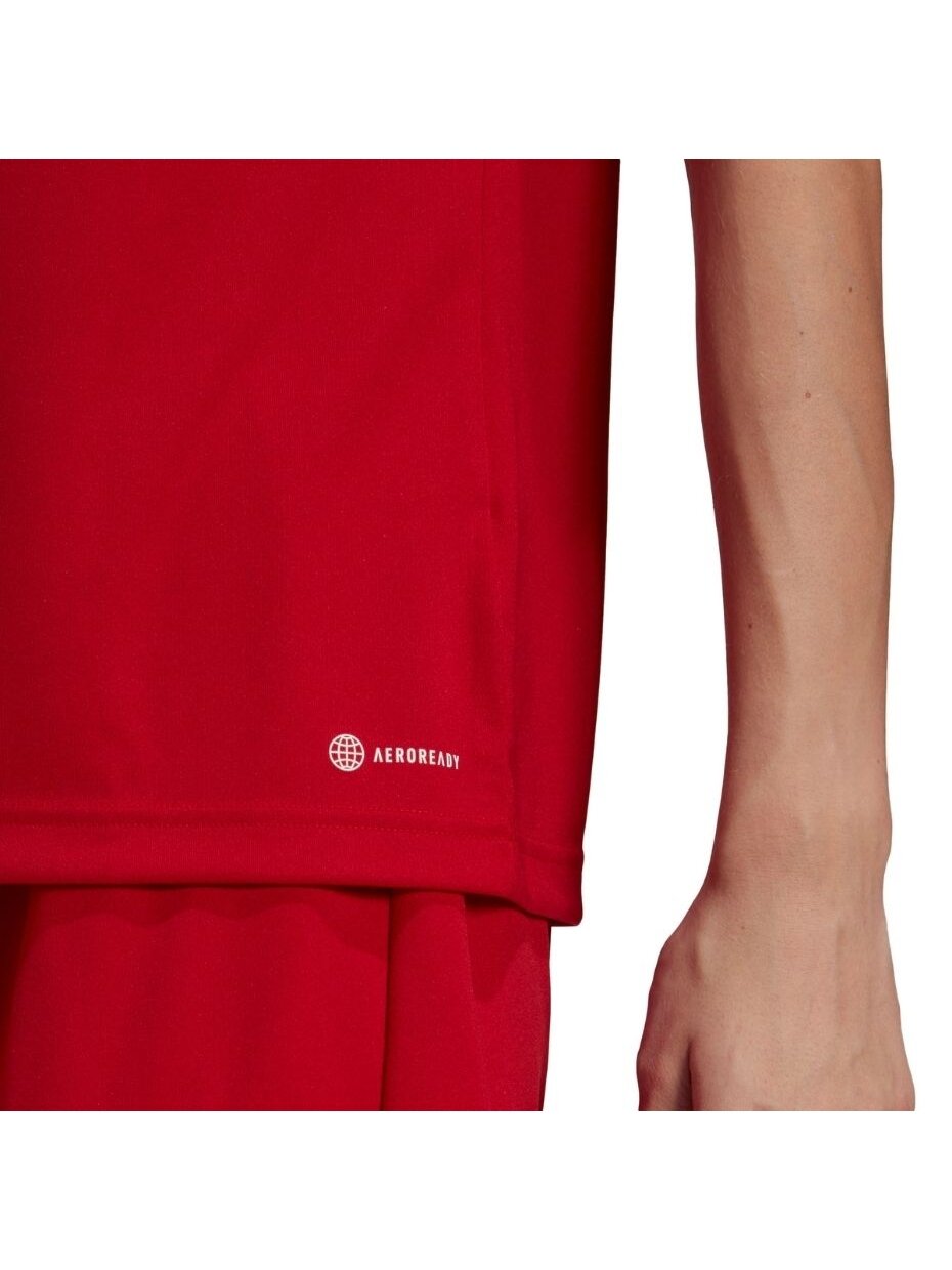 Adidas Entrada 22 Jersey moteriški marškinėliai, raudoni H57571 6